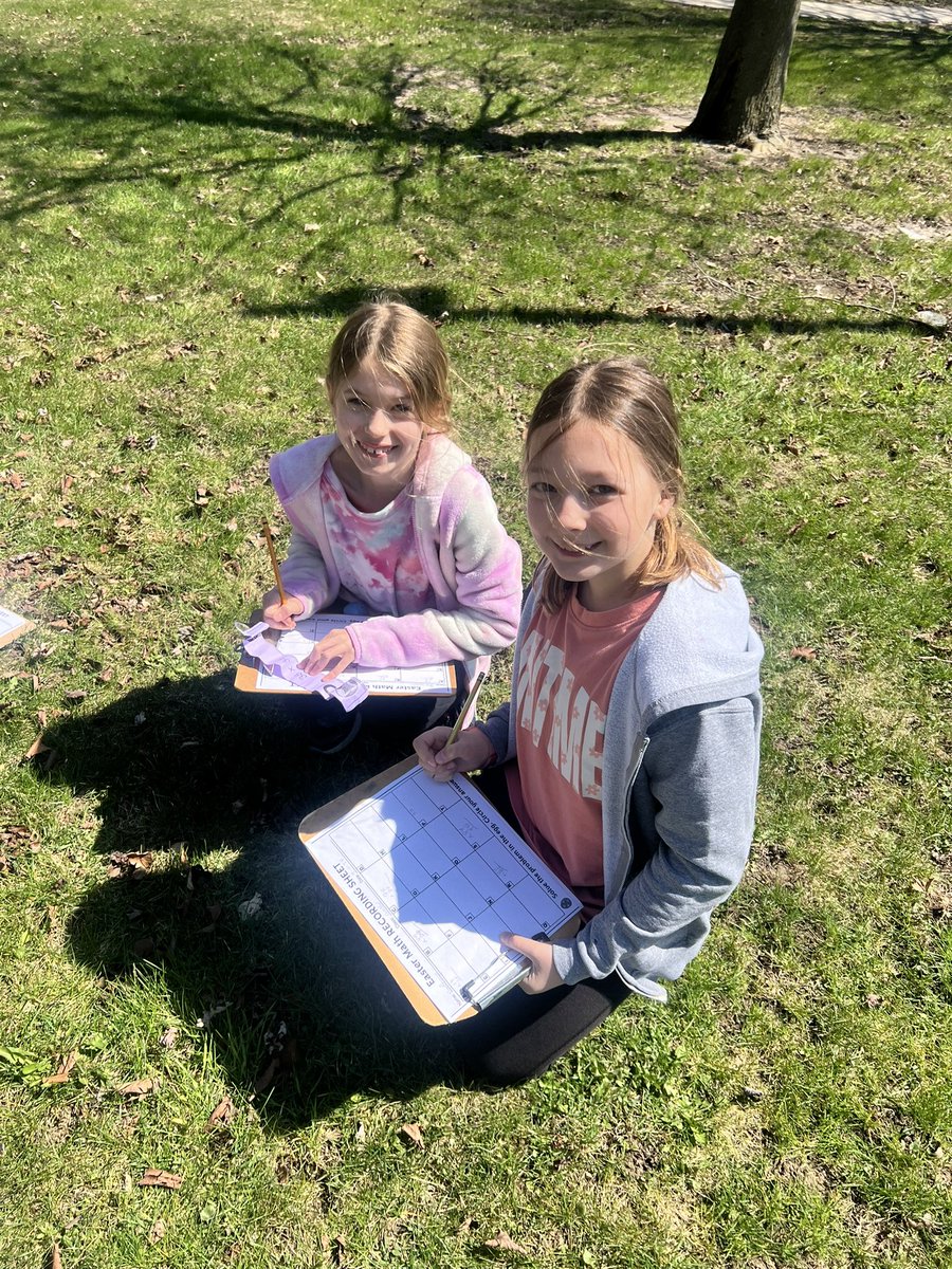 d61kirk's tweet photo. Had so much fun doing our math egg hunt with @d61geisler and her class! https://t.co/rlOhpOlceC