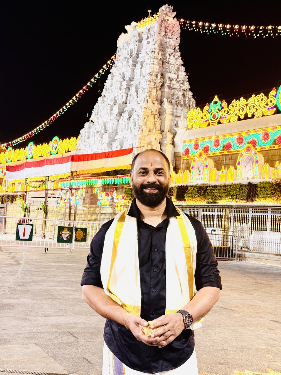 kvrrao29's tweet photo. Om Namo Venkateshaya 🙏 https://t.co/jzmVWPMPqn
