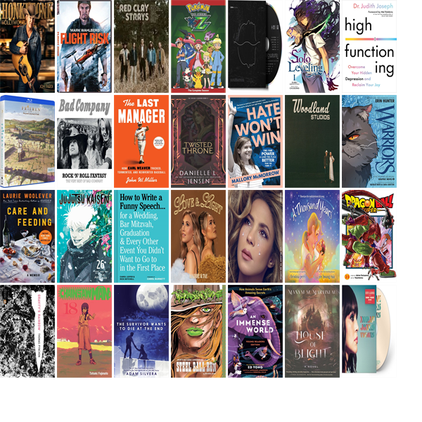 This week the Framingham Public Library has 193 new books, seven new movies, and 21 new music CDs.  New items include Honkytonk Hollywood, AssassinÆs Creed Shadows, Flight Risk, Made by These Moments, PokΘmon The Series, Tsunami Sea, and MLB The Show 25. wowbrary.org/nu.aspx?p=901-…