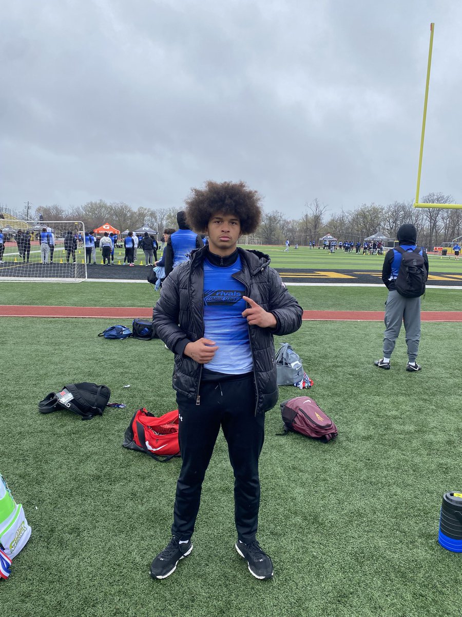 I would like to say thank you to <a href="/Rivals/">Rivals</a>  for showcasing and allowing me to compete in New Jersey  combine. Not the best results.I’ve done better personally but it’s back to grinding for the 🅾️’s