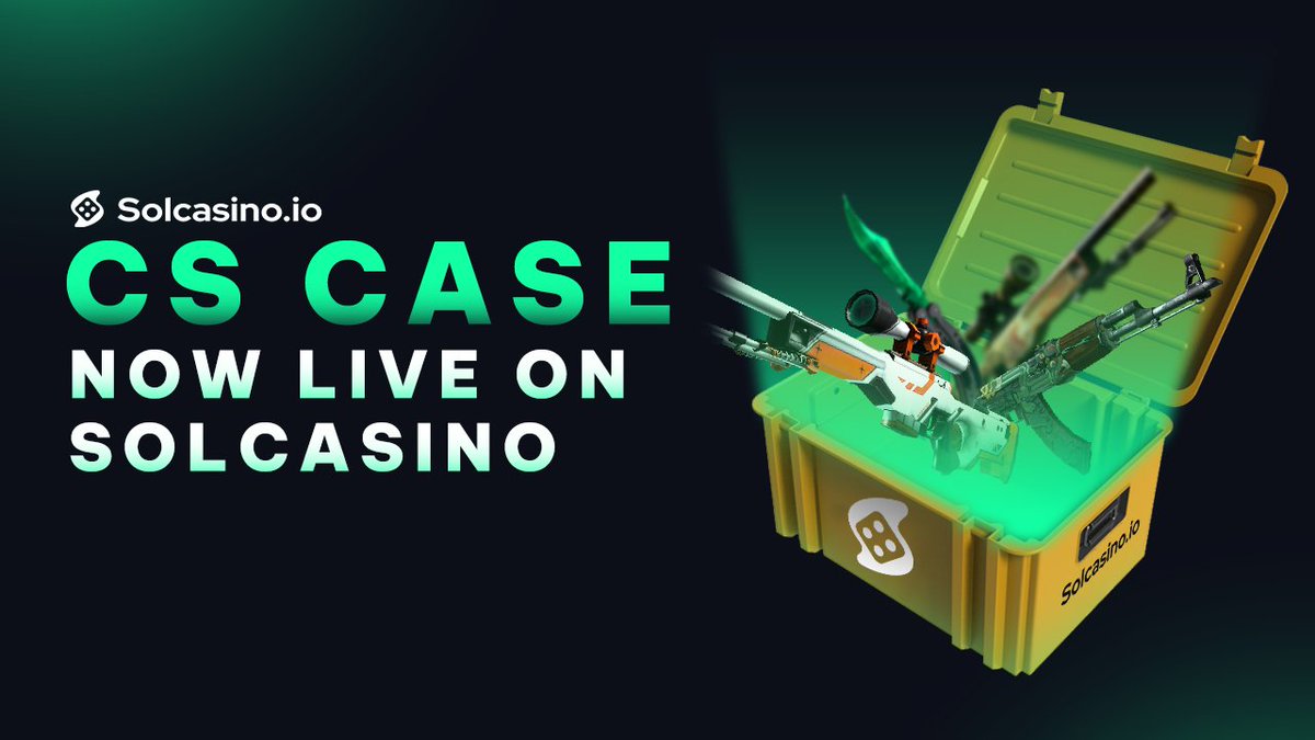 Counter-Strike Case is Now Live on Solcasino. 🔫

Unbox Legendary skins and get paid in Crypto.🔥 

Try your luck now! 🎁
tinyurl.com/CS2Case