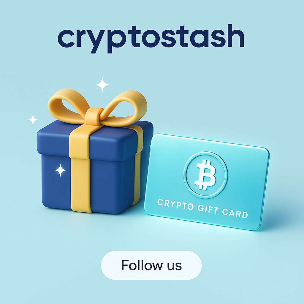 CryptoStash_G's tweet photo. Want one of the first cards?

We're launching soon in the UAE 🇦🇪
And we’re giving early followers first access + a surprise 👀

🟣 Follow @cryptostash_g and @cryptostash_m
📢 Stay tuned
🎉 Be first to gift Bitcoin IRL.

#Cryptostash #GiftCrypto #BitcoinIRL #CryptoGiveaway https://t.co/X1keVcfpDg