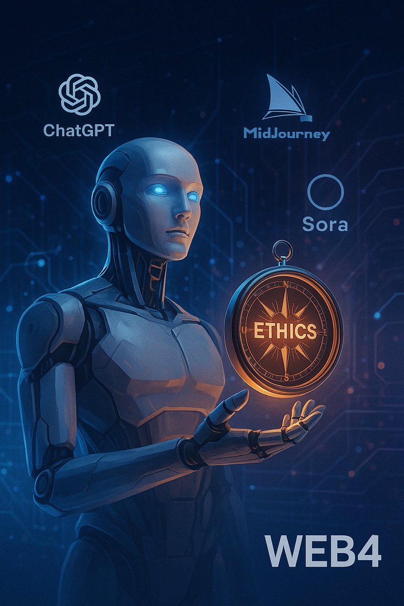 web4Europe's tweet photo. 📱 AI Is Booming—Do We Need a Smarter Internet?
With ChatGPT, Sora, and Midjourney dominating daily life, what role does WEB4 play in making AI safer, smarter, and more ethical?
If your AI assistant had a moral compass, what would you teach it first? 🧠
#AI #WEB4 #FutureInternet https://t.co/F7T8GJ4mWP