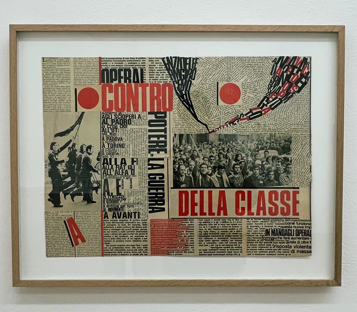 danflamini's tweet image. Nanni Balestrini. Una lunga primavera. #AFGallery #Bologna