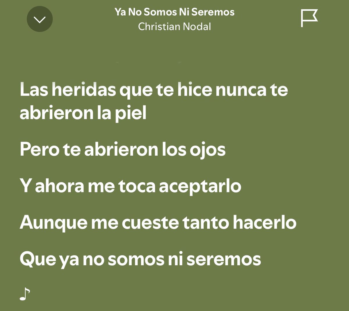 Ya no somos ni seremos 🍃 - Christian Nodal 🎵