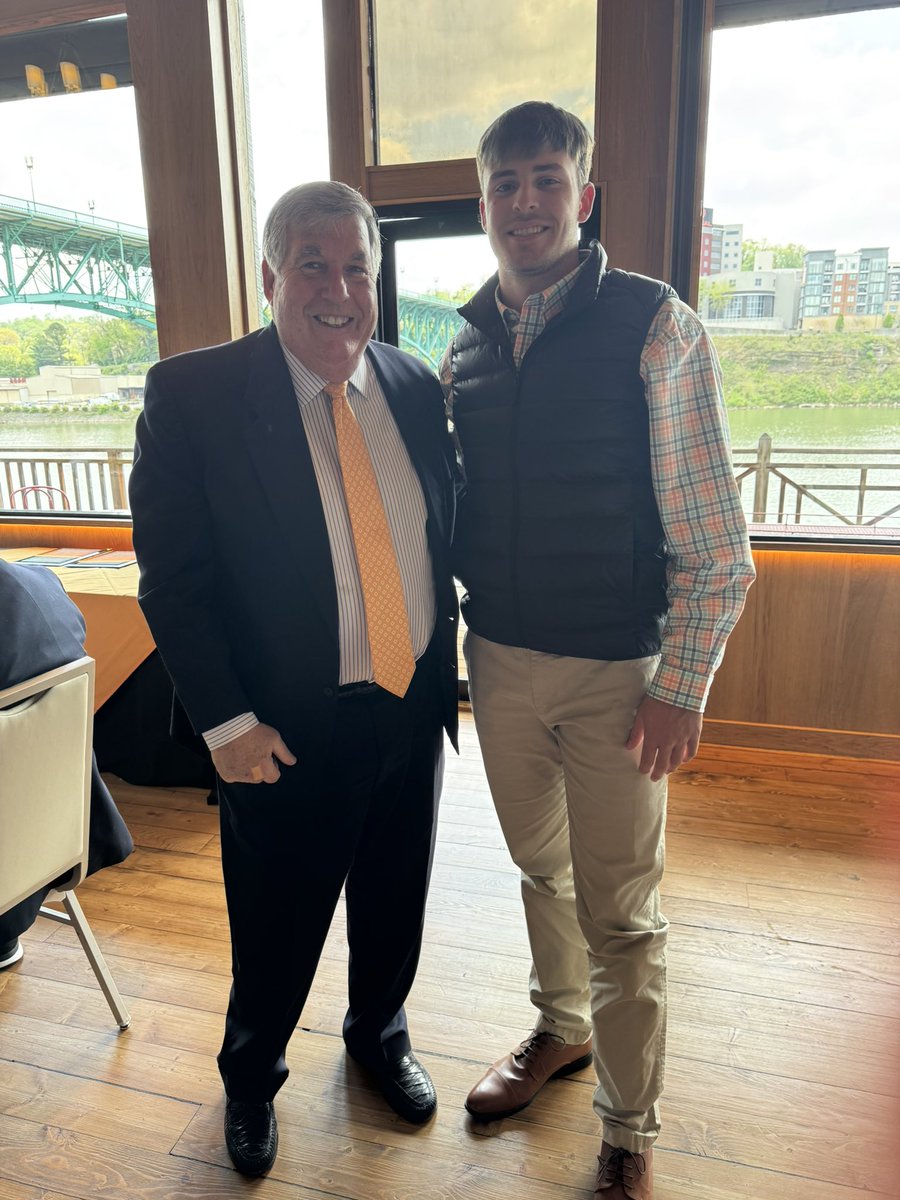 Sam Evitts QB (@samevitts8) on Twitter photo Thank you so much <a href="/NFFNetwork/">National Football Foundation</a> and <a href="/cfbhall/">College Football Hall of Fame</a> for the Scholar-Athlete Award!! Also great meeting the Voice of the Vols Bob Kesling!
<a href="/MCScotsFootball/">Maryville College Football</a> <a href="/QBCoachFox/">Ben Fox</a> <a href="/SeqFootball/">Sequatchie County High School Football</a> <a href="/RustyMcIntyre1/">Rusty McIntyre</a> Thank you so much <a href="/NFFNetwork/">National Football Foundation</a> and <a href="/cfbhall/">College Football Hall of Fame</a> for the Scholar-Athlete Award!! Also great meeting the Voice of the Vols Bob Kesling!
<a href="/MCScotsFootball/">Maryville College Football</a> <a href="/QBCoachFox/">Ben Fox</a> <a href="/SeqFootball/">Sequatchie County High School Football</a> <a href="/RustyMcIntyre1/">Rusty McIntyre</a>