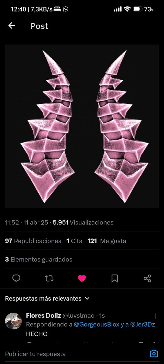 luvslmao's tweet photo. @GorgeousBlox @Jer3Dz HECHO https://t.co/CrVHXR0eLq
