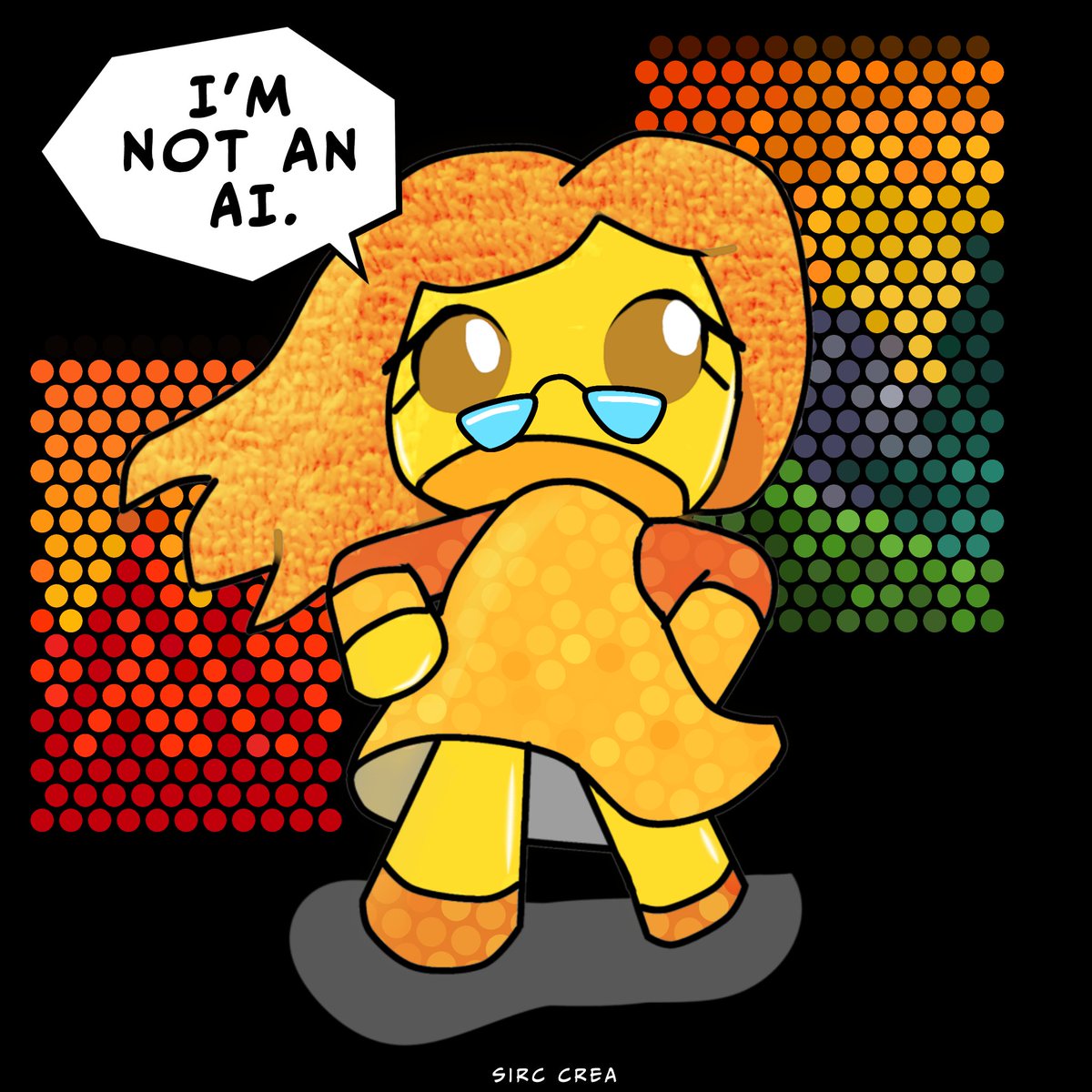 sirc_creations's tweet photo. "I'm not an AI." on @rodeodotclub You can support the project by purchasing the NFT on the Rodeo platform:https://t.co/4enP5MAgLV

#NFTs #NFT #NFTCommunity #illustration #digitalart #Creators #drawing #oc #beach #NFTCollectors #nftarti̇st #art #cryptoart #creation #supportartist https://t.co/1rYxkli0Wb