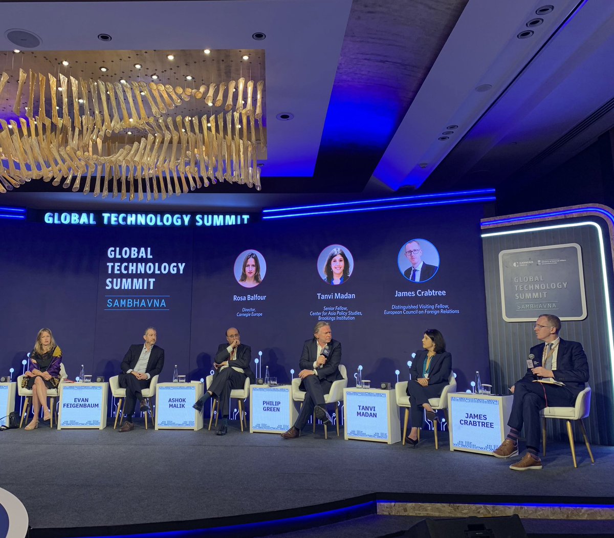Philip Green OAM (@aushcindia) on Twitter photo As the world navigates this period of rapid change, 🇦🇺 values its partnership with 🇮🇳. An engaging panel with <a href="/jamescrabtree/">james crabtree</a> <a href="/tanvi_madan/">Tanvi Madan</a> <a href="/MalikAshok/">Ashok Malik</a> <a href="/EvanFeigenbaum/">Evan A. Feigenbaum</a> <a href="/RosaBalfour/">Rosa Balfour</a> <a href="/AmbAckermann/">Dr Philipp Ackermann</a> discussing #Sambhavna -possibilities- of what will come next at the #GlobalTechSummit! As the world navigates this period of rapid change, 🇦🇺 values its partnership with 🇮🇳. An engaging panel with <a href="/jamescrabtree/">james crabtree</a> <a href="/tanvi_madan/">Tanvi Madan</a> <a href="/MalikAshok/">Ashok Malik</a> <a href="/EvanFeigenbaum/">Evan A. Feigenbaum</a> <a href="/RosaBalfour/">Rosa Balfour</a> <a href="/AmbAckermann/">Dr Philipp Ackermann</a> discussing #Sambhavna -possibilities- of what will come next at the #GlobalTechSummit!