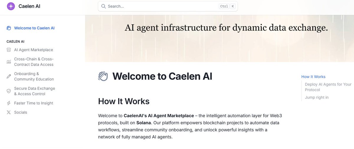 CaelenAI's tweet photo. In case you missed it, we quietly dropped a deep dive into how CaelenAI works.
Fully managed AI agents, automated reporting, cross-chain insights—built on Solana.
Check it out here if you're into that kind of thing:https://t.co/F3hU1bi5di https://t.co/TxVwhCl3A3