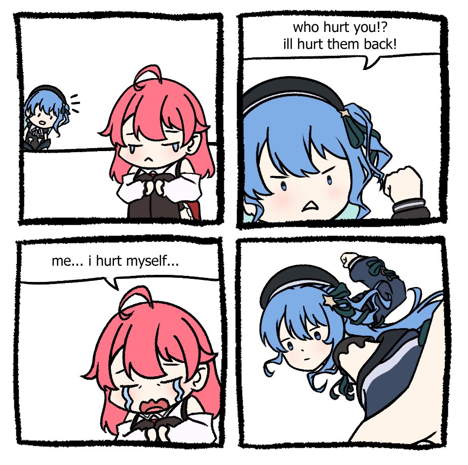 Yuu_tried's tweet photo. Literally them

#miko_Art 
#ほしまちぎゃらりー https://t.co/tJ0kxUAYYj