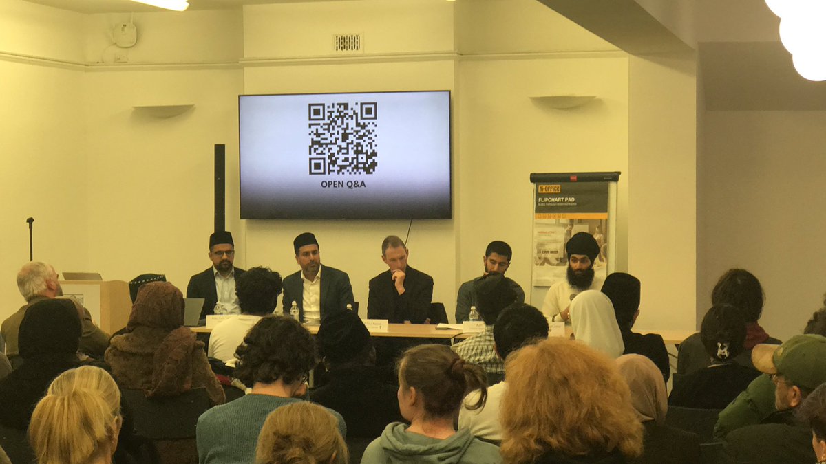 By the Grace of Allah, the Ahmadiyya Muslim Students Association (AMSA) successfully hosted a thoughtful and informative interfaith event titled “Religion: Cause of War or Path to Peace?” at Lucy Cavenidish College, Cambridge University. #peace #community