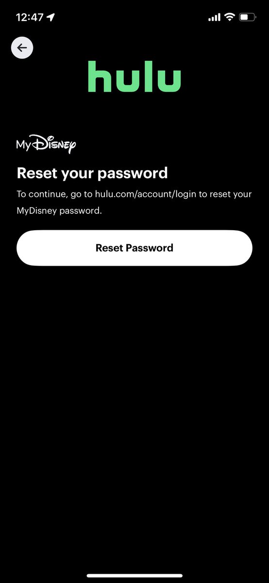 mischellerayne's tweet photo. @hulu_support Hulu, idk what’s going on but for the past week, my phone app will not allow me to log in. When I submit my password, it brings me to the reset password page every single time. When I force close and open the app again, I am still logged out! Help please! https://t.co/iCDpW3oAeN