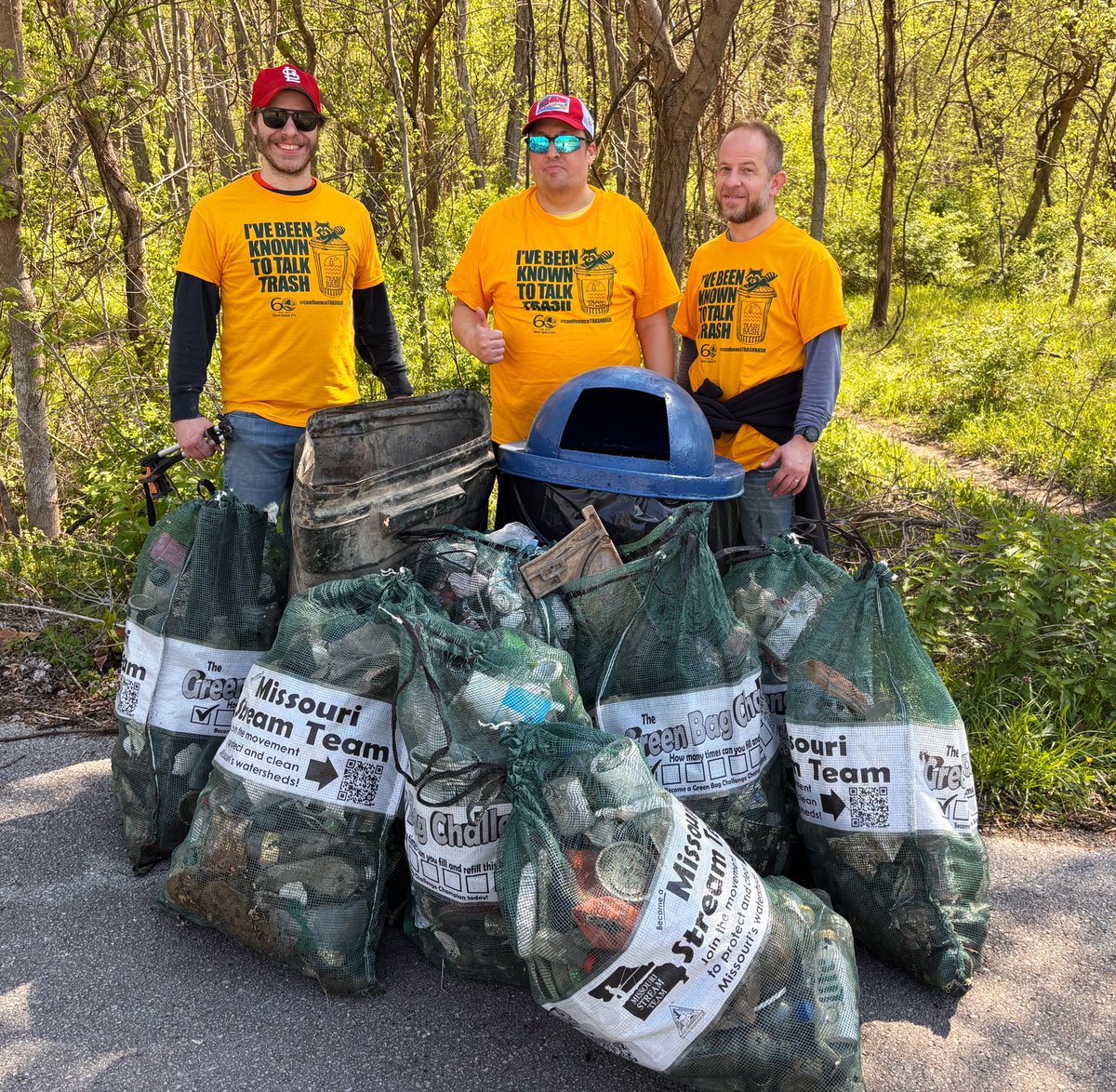 CaptainRaoul's tweet image. 9 full bags of trash removed left our bodies tired but our souls refreshed. It’s an annual event the second weekend of April if anyone wants to join us next year for the #ConfluenceTrashBash