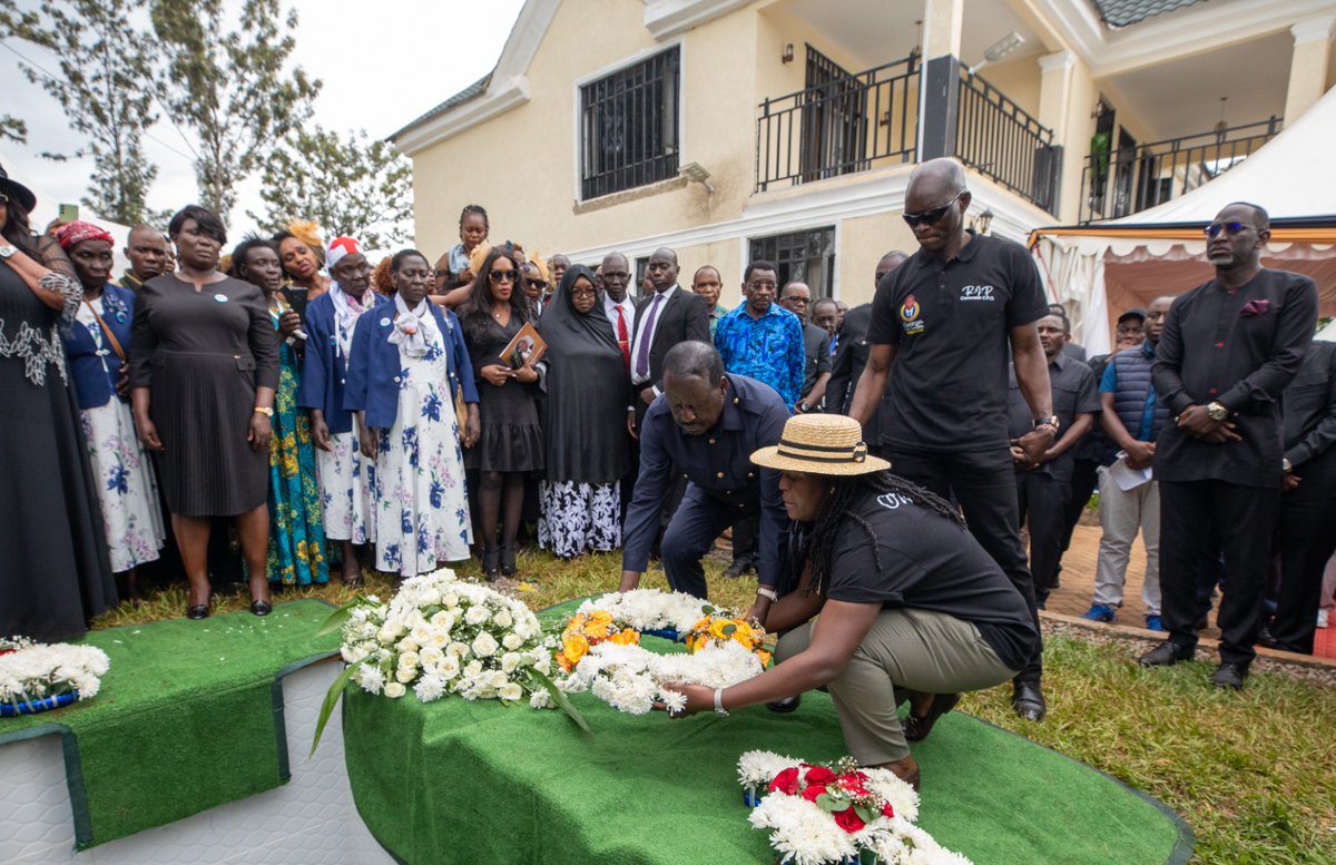 We have laid George Oduor to final rest today in Ndori. May the almighty rest his soul  in eternal peace!