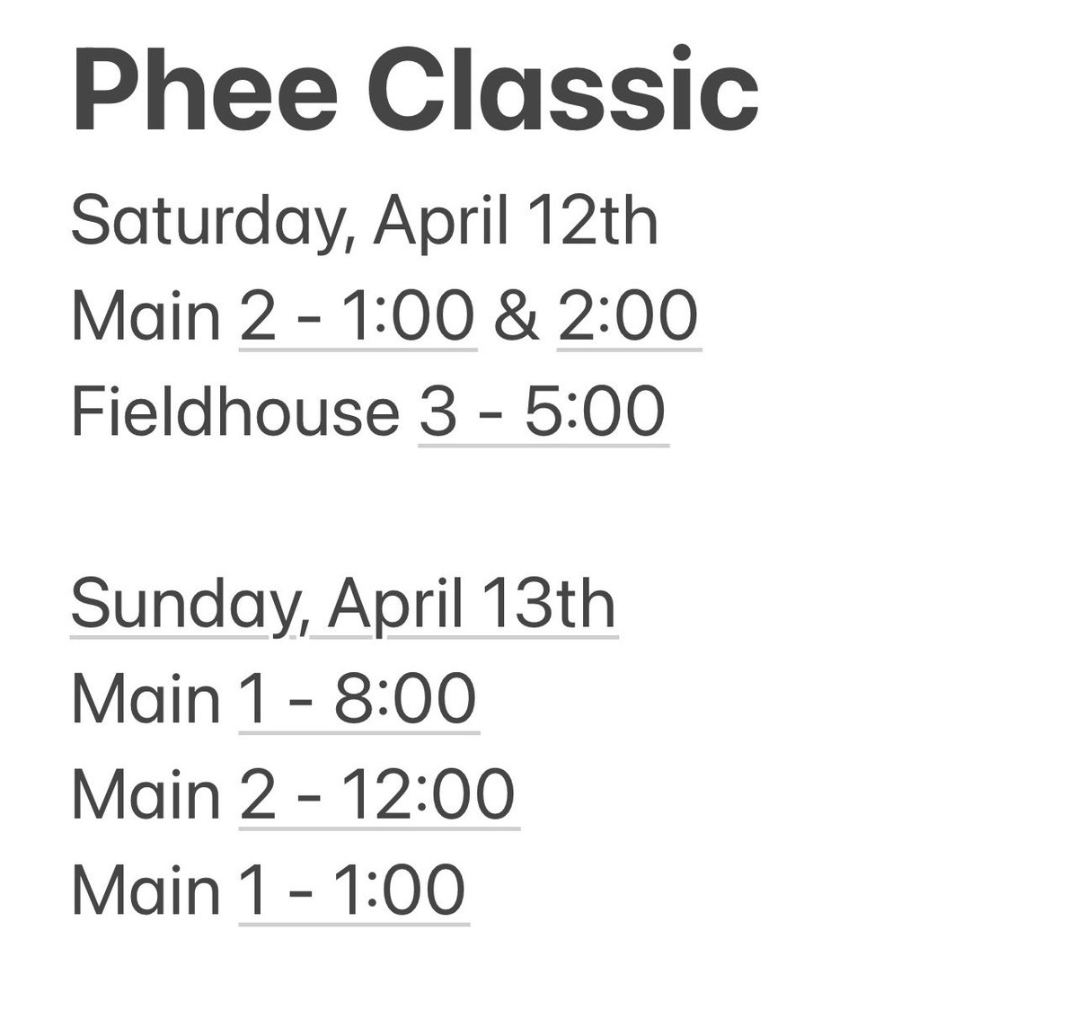 Come watch the Hawks and I play at Phee Classic in St. Louis!! 🖤💛