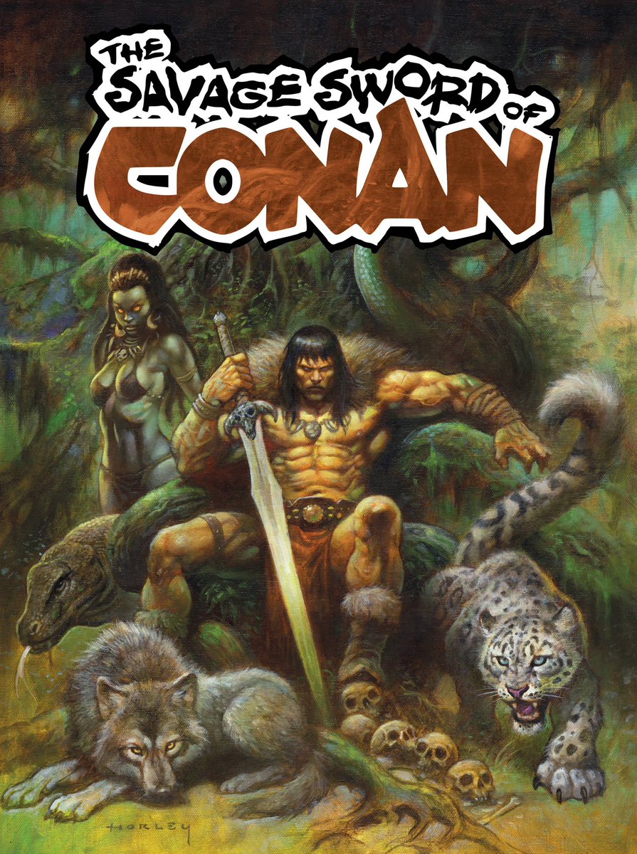 While I have enjoyed every issue of Titan’s Savage Sword, issue 7 may be my favorite. To have the venerable Conan scribe Roy Thomas teamed with Roberto de la Torre’s art in this issue is everything classic SSoC fans have dreamed of. 

Cover art: Alex Horley