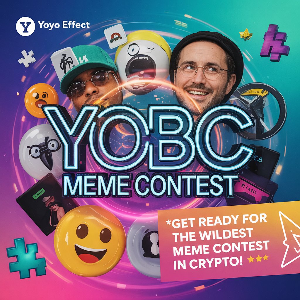 SAMKIN_V001's tweet photo. 🚀 MEME TO THE MOON! 🌕 Join the $YOBC Meme Contest and WIN BIG! 💸 Create your most epic meme yet and share it in our Telegram group! 📱 Use #YOBCMeme and get ready for lift-off! 🚀 Deadline: April 11th, 2025. Let's go! 💥 #YOBC #MemeContest #CryptoMemes #YoYoEffect #memecoin
https://t.co/cMr1H4PcZR