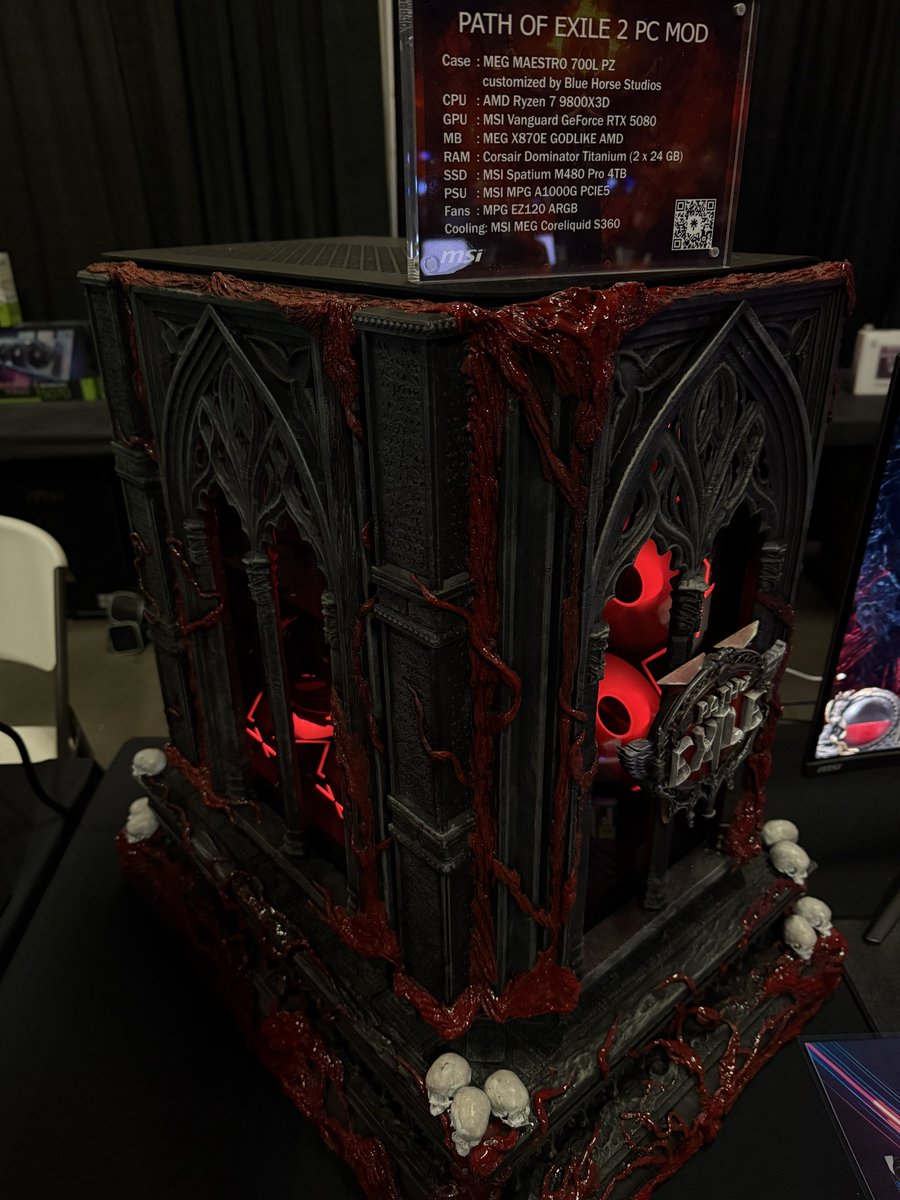 GeForce_JacobF's tweet photo. Path of Exile 2 PC mod with an @msiUSA RTX 5080 ๐ #PDXLAN https://t.co/dYvTXh1erd