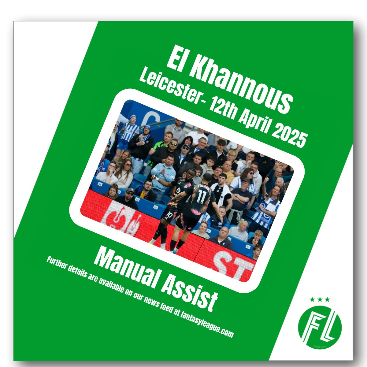 Last pass to the goalscorer gives the assist to El Khannous for Mavididi's strike