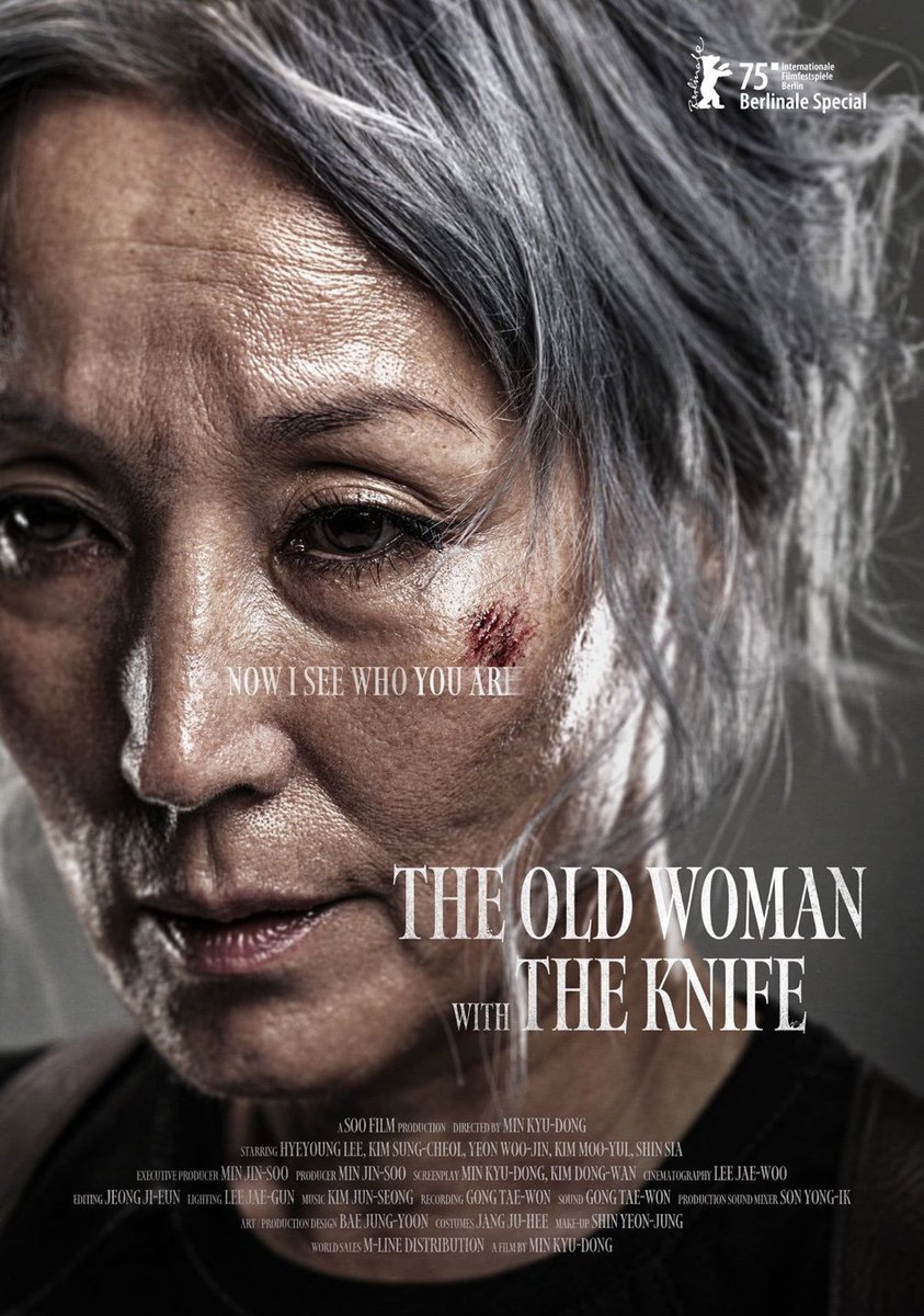wj__yeon's tweet photo. ㅡThe Old Woman With The Knifeㅡ

Hornclaw is a legendary assassin in her sixties who specialises in eliminating the scum of the earth. Her mundane but bloody life takes an unexpected turn when she meets Bullfight, a promising young killer who wants to work by her side. https://t.co/ufSwVKu3hX