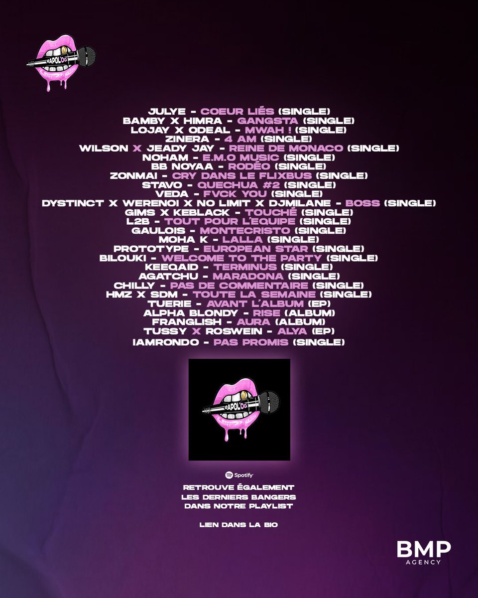 🚨 NOUVELLES SORTIES MUSICALES DE LA SEMAINE !