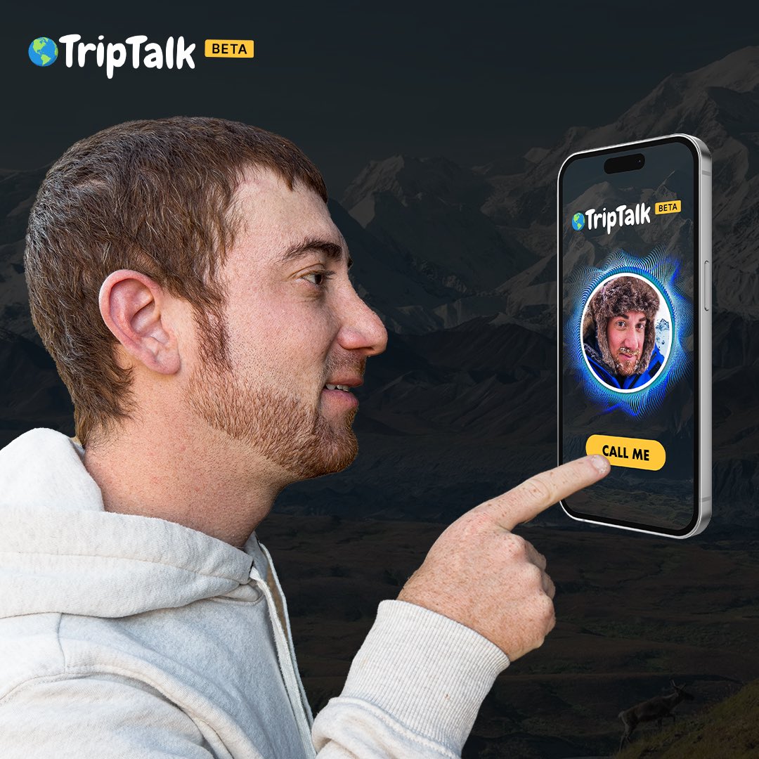 Soft launching my new AI travel app, TripTalk - where you can call me to get advice on your next trips! Get a 15% early bird discount: drewbinsky.com/triptalk