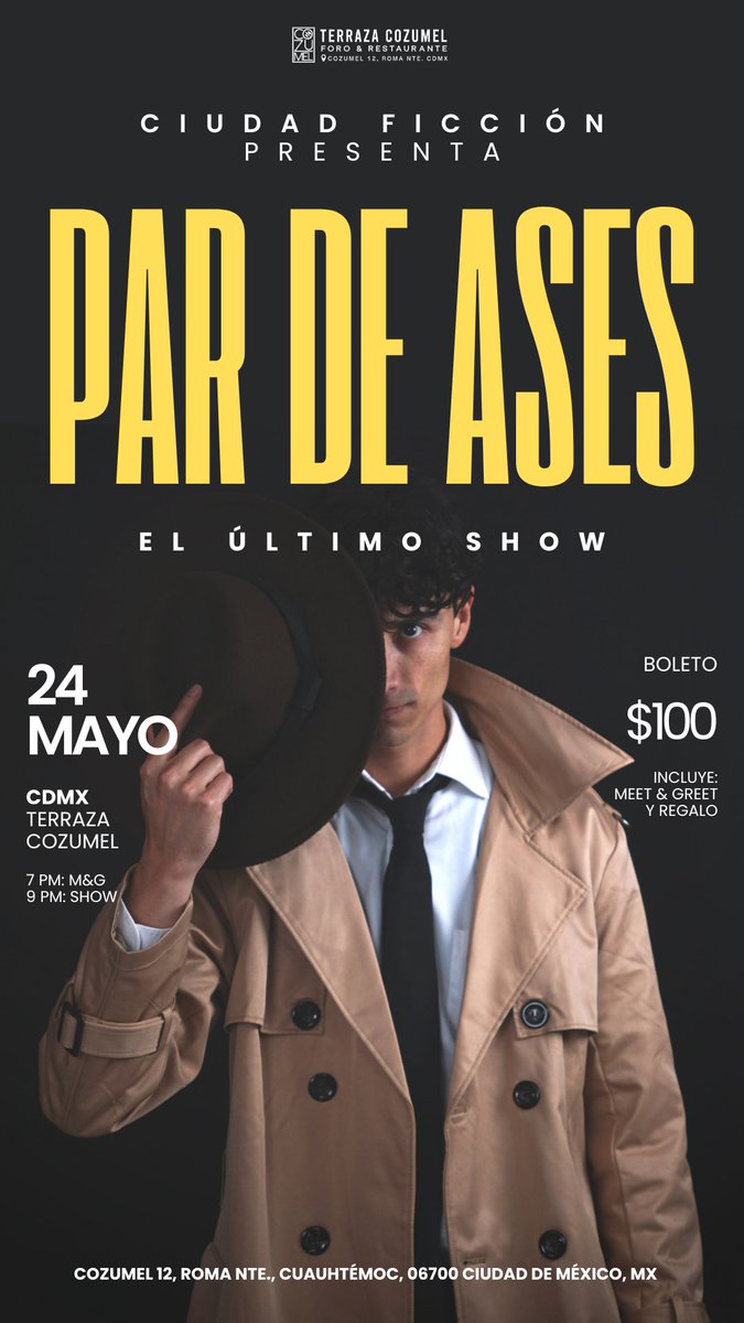 Llego el momento... citadinos, están invitados al último concierto de Ciudad Ficción. Será una fiesta para recordar!