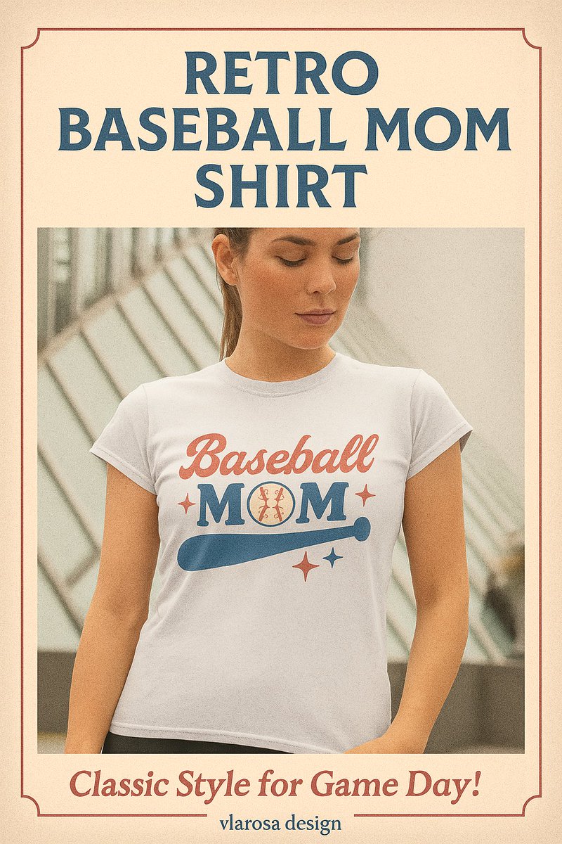 vlarosa_d's tweet image. Vintage vibes for modern mamas 💃⚾
Our Retro Baseball Mom Shirt is a classic hit for game day style! 🎯
#RetroTee #BaseballMom #TeamSpirit
🔗 vlarosadesign.etsy.com/listing/190209…