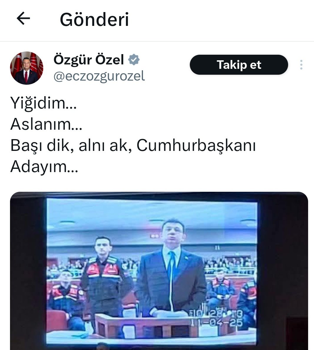 😂😂😂

Cuntacı CHP #viop Murat Ağırel Recep Tayyip Erdoğan Devlet Bahçeli Berkay Zengin Cumartesi