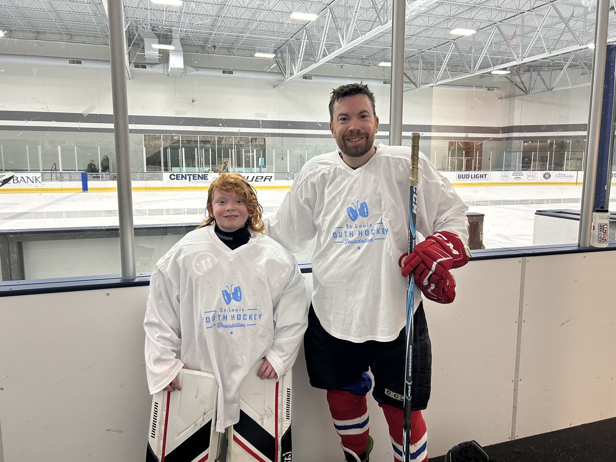 tictactim's tweet photo. @Buccigross My 9-year-old goalie and I will be there!! He is a big Bucci fan if you want a visitor in the booth at any point! https://t.co/F70vj6XI8u