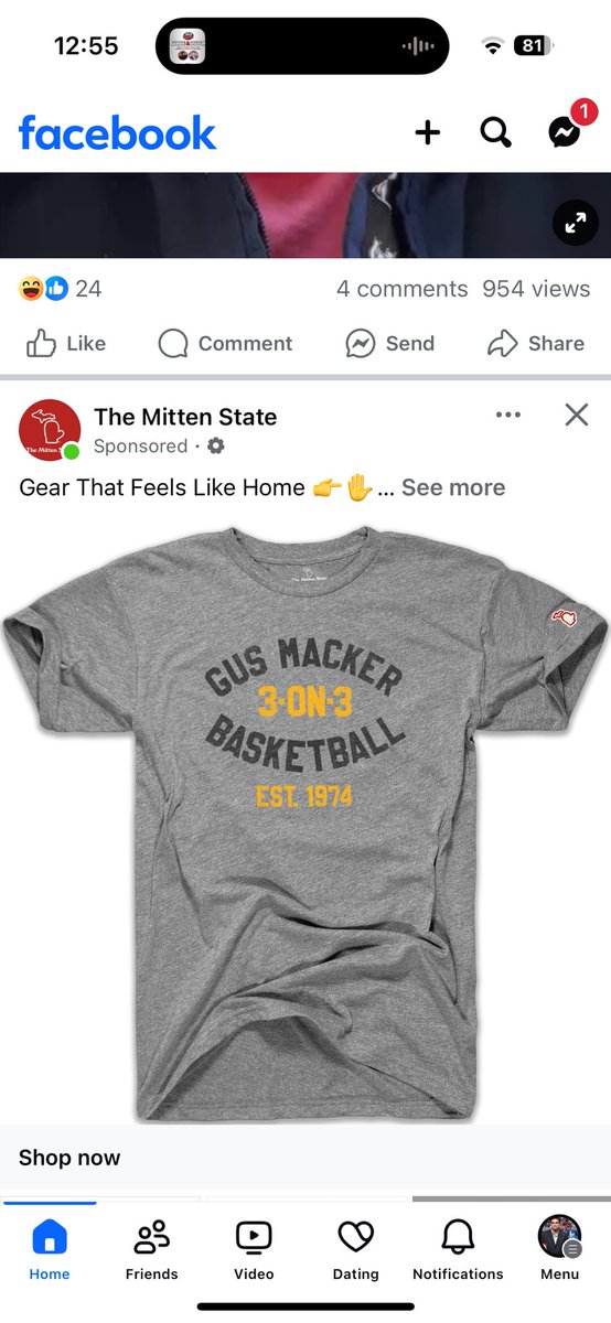 ByJayClemons's tweet image. Here ya go, @Brian_Butch. #GusMacker @czabe 🏀 #SizeSmall