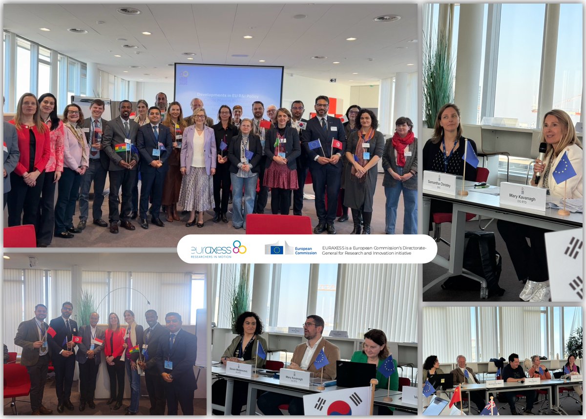 𝐄𝐔𝐑𝐀𝐗𝐄𝐒𝐒 𝐖𝐨𝐫𝐥𝐝𝐰𝐢𝐝𝐞 𝐓𝐫𝐚𝐢𝐧𝐢𝐧𝐠 - 𝐄𝐔 𝐏𝐨𝐥𝐢𝐜𝐲 𝐔𝐩𝐝𝐚𝐭𝐞𝐬 𝐚𝐧𝐝 𝐅𝐞𝐞𝐝𝐛𝐚𝐜𝐤 𝐟𝐫𝐨𝐦 𝐭𝐡𝐞 𝐆𝐫𝐨𝐮𝐧𝐝 🇪🇺🌍

Read more 👇🏽
euraxess.ec.europa.eu/worldwide/afri…

#EURAXESS #Worldwide #Training #EU #EUGlobalApproach #Research #Innovation #HorizonEU