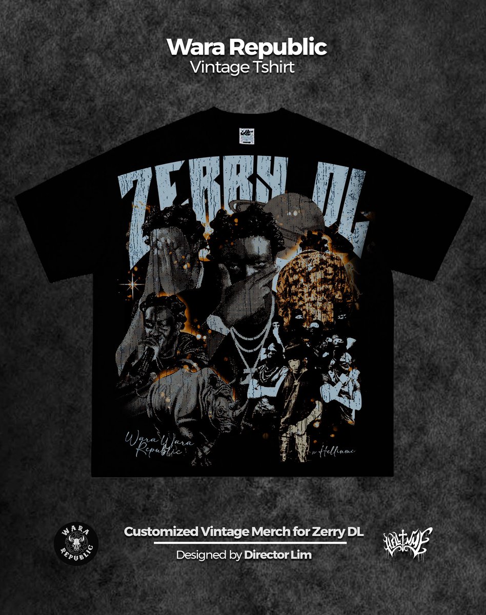 DirectorLim01's tweet image. Made the hardest Tee for Wara Republic @zerrydlegendary which this could be a official Tee for Wara Republic