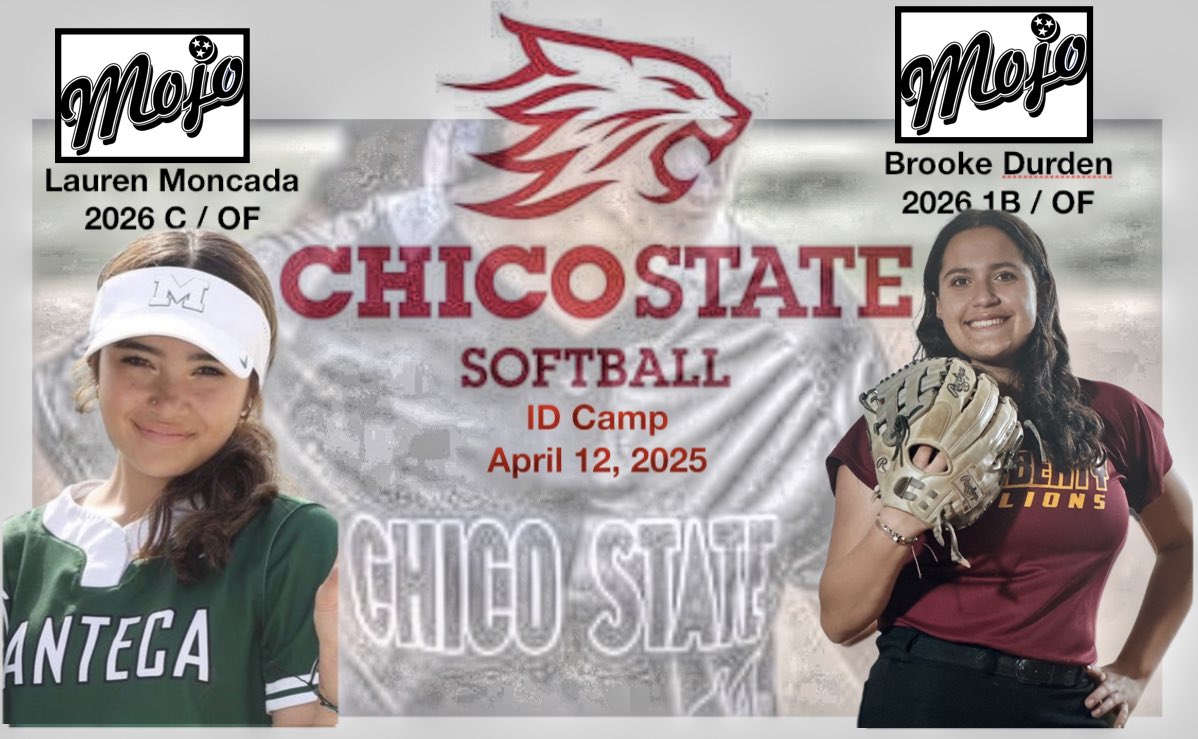 TN Mojo Espinoza (@casfastpitch) on Twitter photo Good luck to Tn Mojo Espinoza 2026 <a href="/Lo_moncada_2026/">Lauren Moncada</a> C/OF and 2026 Brooke Durden 1B/OF
<a href="/ChicoStateSB/">Chico State Softball</a> ID Camp
<a href="/TnMojoFastpitch/">Tennessee Mojo fastpitch</a> <a href="/MojoCASoftball/">Mojo CA</a> <a href="/mantecasoftball/">Manteca Softball</a> Good luck to Tn Mojo Espinoza 2026 <a href="/Lo_moncada_2026/">Lauren Moncada</a> C/OF and 2026 Brooke Durden 1B/OF
<a href="/ChicoStateSB/">Chico State Softball</a> ID Camp
<a href="/TnMojoFastpitch/">Tennessee Mojo fastpitch</a> <a href="/MojoCASoftball/">Mojo CA</a> <a href="/mantecasoftball/">Manteca Softball</a>