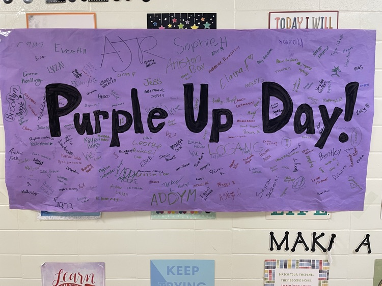 WeAreBlairOaks's tweet photo. Celebrating our military children during the month of April! #militarychildren #purpleupday https://t.co/B7E0ot8kE0