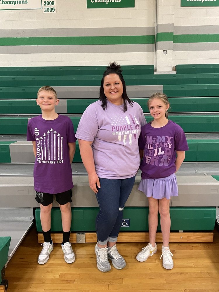 WeAreBlairOaks's tweet photo. Celebrating our military children during the month of April! #militarychildren #purpleupday https://t.co/B7E0ot8kE0