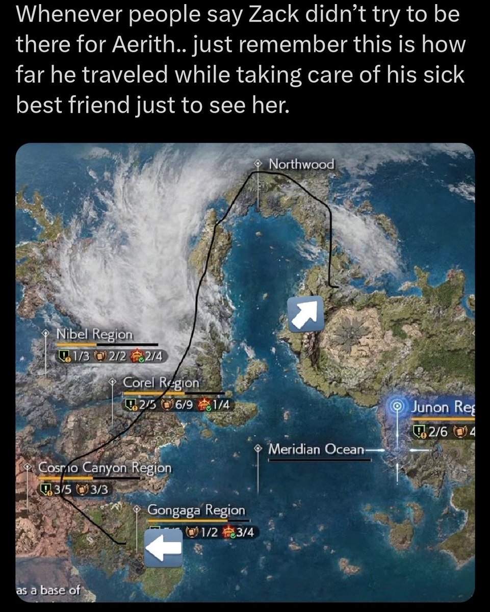 yes, but Cloud traveled through universes for her.