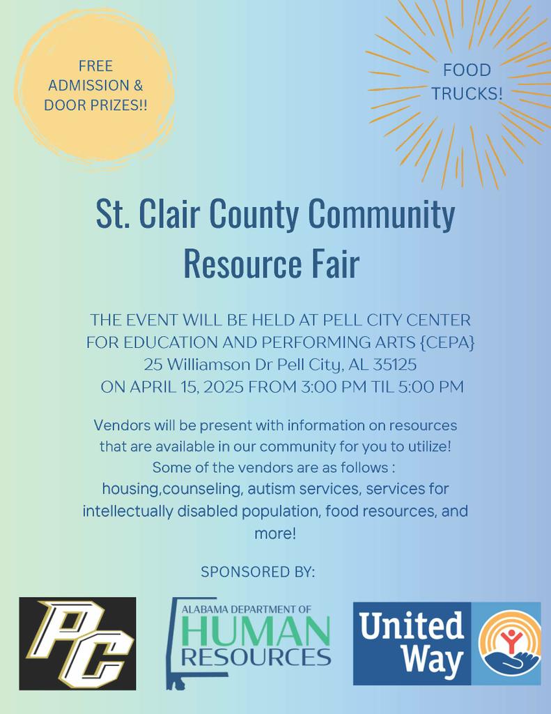 St. Clair County Community Resource Fair - April 15, 2025