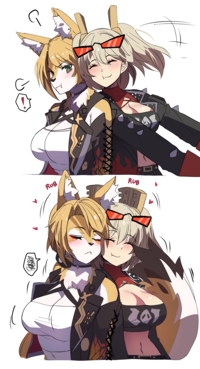 It's time for kitty skinship! 🐱