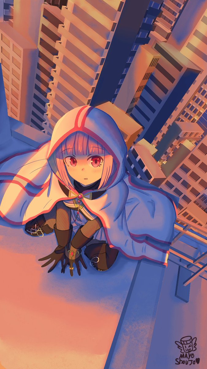 ShoujoMayo's tweet image. #マギドラ #マギレコ #環いろは #madoka_exedra #illustraion #digitalart 

So proud of this one! I've always wanted to paint rooftops and buildings