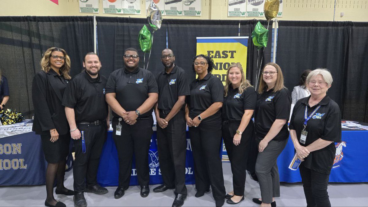 East Union Middle School (@eastunionmsnc) on Twitter photo Members of our administration and teacher leadership were very active in seeking out the very best educators for our students and families at the UCPS Career Fair!
Current vacancies include Math, ELA, EC, Science and Band.
Join East Union!
@ucpsnc @aghoulihan <a href="/BashawnHarris/">Bashawn Harris</a> Members of our administration and teacher leadership were very active in seeking out the very best educators for our students and families at the UCPS Career Fair!
Current vacancies include Math, ELA, EC, Science and Band.
Join East Union!
@ucpsnc @aghoulihan <a href="/BashawnHarris/">Bashawn Harris</a>