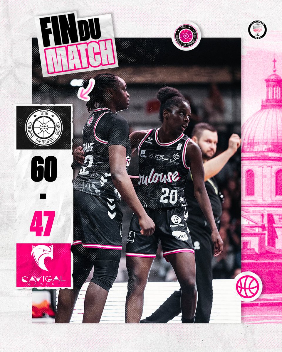 La première bataille pour le TMB ⚔️
Avantage aux Pionnières face aux Niss'Angels après ce match 1⃣ de ce quart de finale 
🔜 La revanche à Nice ce mercredi 16 avril