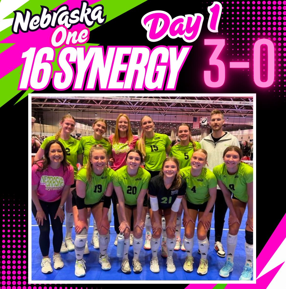 NeONE16Synergy's tweet image. Great Day 1: 3-0
