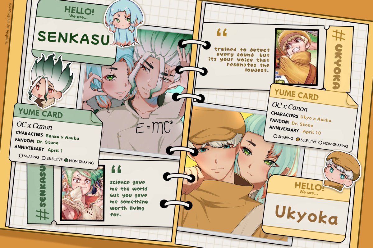 pomeruri's tweet photo. ｡ ₊°༺❤︎༻°₊ ｡

— hi! my name is samii, here’s my official yume intro! I yume with Senku and Ukyo  ദദി(˵ •̀ ᴗ - ˵ ) 

I have a lot of other yumes and interests outside of yume too! hoping to get along w/ everyone!

— https://t.co/MPe1UyX2Qq

#yume #yumetwt #yumeintro https://t.co/PNEAHxtXSL