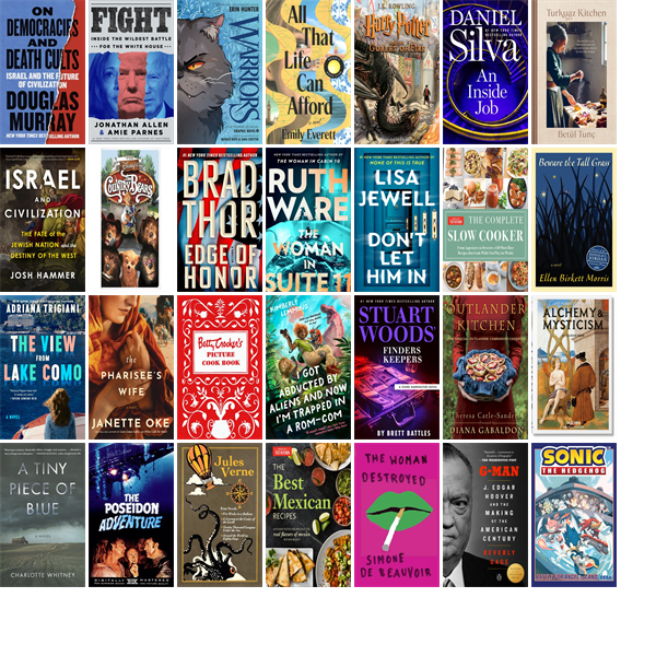 This week the Henderson Libraries have 603 new books and two new movies.  New items include On Democracies and Death Cults, Fight, Warriors #2, All That Life Can Afford, Livingood Daily, The Wife Upstairs, and On Wings of Blood. wowbrary.org/nu.aspx?p=318-…
