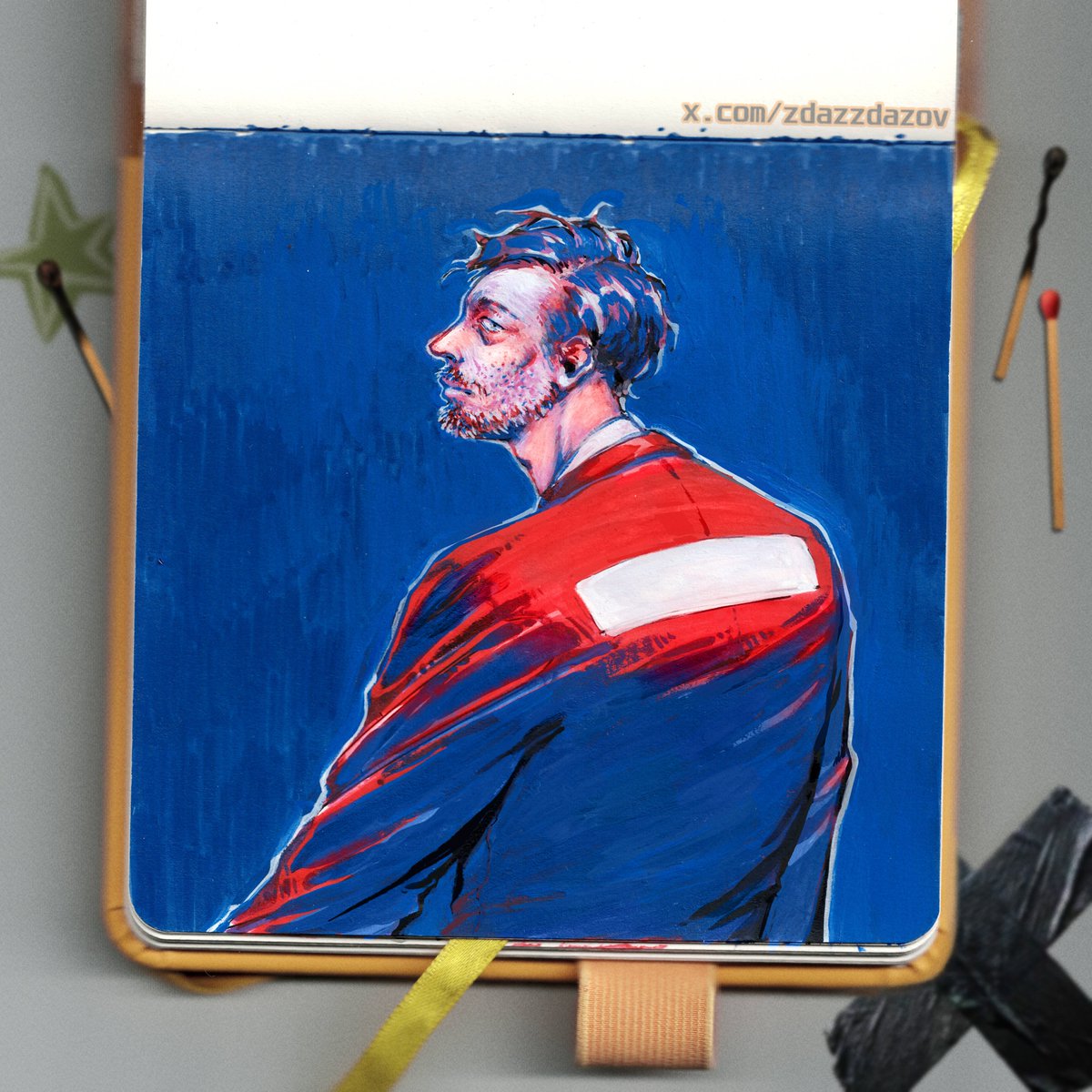 _Zdaz's tweet photo. You said it's okay to post more of my #DiscoElysium #JeanVicquemare art, I trust you ok
Found my old paints and had fun hehe https://t.co/MzJBzlIURs