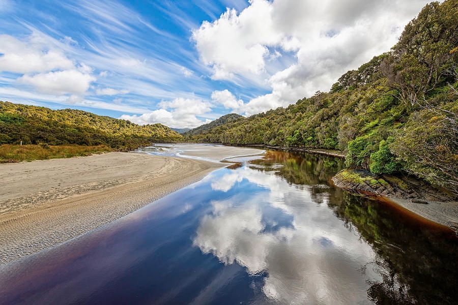 joancarroll's tweet photo. Reflections Along Maori Beach Hike Stewart Island New Zealand!https://t.co/wa9pWJANcT  #river #stream #reflections #NewZealand #stewartisland #maori #beach #rakiura #clouds #hiking @joancarroll https://t.co/57dpvM7O47