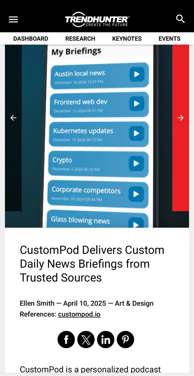 CustomPod_io's tweet photo. ⁦@trendhunter⁩ keeping up with the latest tech and gadgets https://t.co/XmmTsR9jeO