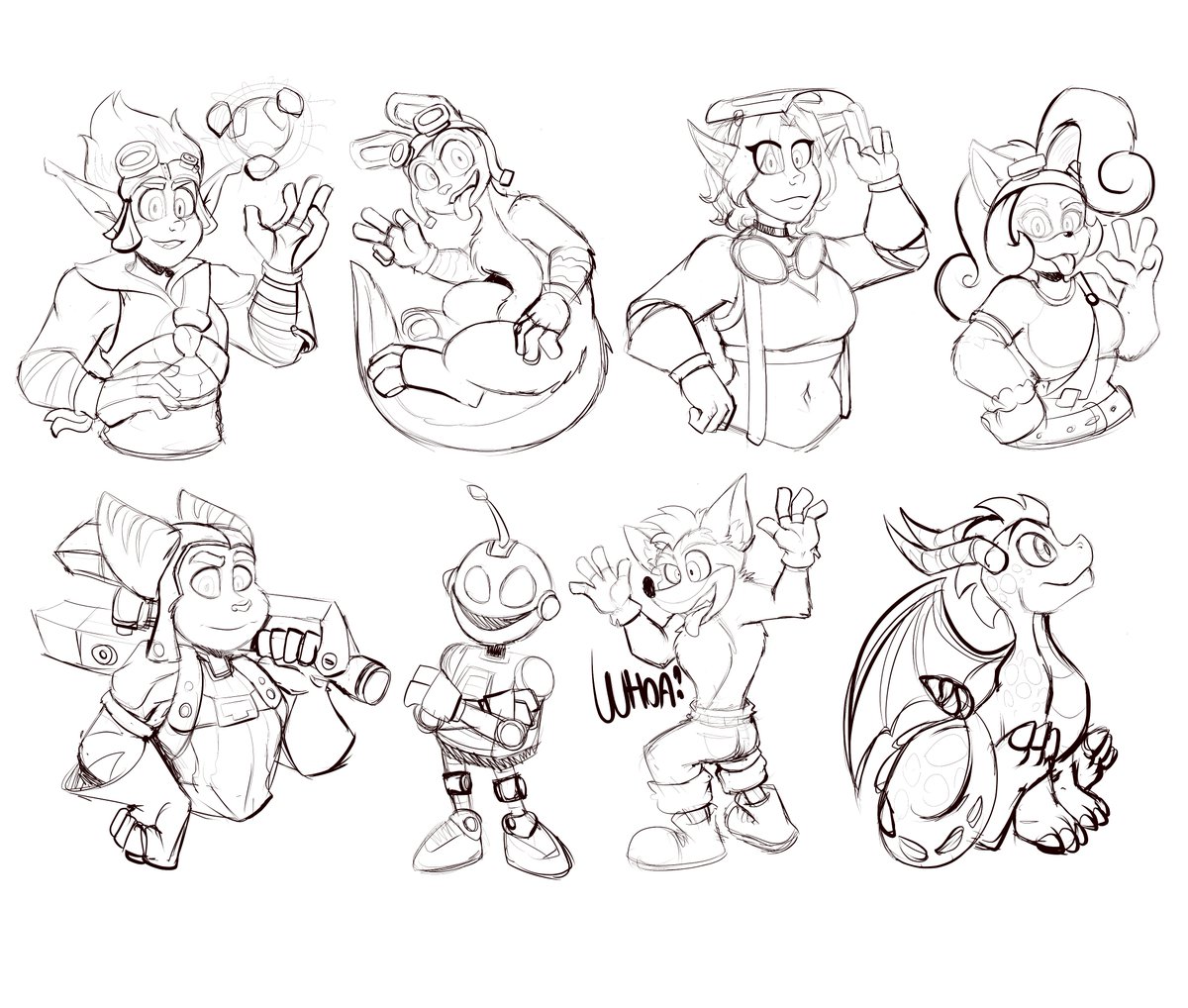 SoniaSanderkArt's tweet photo. ♥ Nuevos Stickers que se vienen ♥
Recuerden que pueden pedirlos para la preventa de llaveros tambien! o si quieren reservar stickers
#rachetyclank #rachetandclank #jackanddaxter #jackanddaxtertheprecursorlegacy #fanart #spyro #crashbandicoot #cocobandicoot #crashthebandicoot https://t.co/dw9y62iiq0